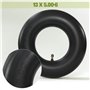 1PZ F3I-5W6 2x 13x5.00-6 pouces chambres à air avec valve courbée TR87, tube renforcé pour roues de tracteur tondeuse à gazon br