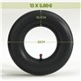 1PZ F3I-5W6 2x 13x5.00-6 pouces chambres à air avec valve courbée TR87, tube renforcé pour roues de tracteur tondeuse à gazon br