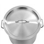 Marmite Traiteur avec Couvercle, Faitout à Induction Inox Marmite à Soupe Marmite 27 L 32x32 cm Acier inoxydable