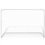 Cage de Foot Filet de Football Goal But d'entrainement But de Football avec Filet 182x61x122 cm Acier Blanc