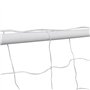 But de Football, Cage de Foot Filet de Football Goal But d'entrainement But de Football avec Filet 182x61x122 cm Acier Blanc
