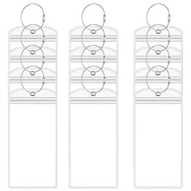TRKETK Lot de 12 porte-étiquettes de bagage de croisière
