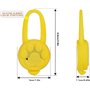 Yizhet 5 Pcs Pendentif Lumineux Clignotant LED Collier Silicone Chien Chat