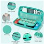 JINGDU Étui de transport pour Nintendo Switch, 4 en 1 avec 8 emplacements pour cartes de jeu pour commutateur de feuilles, prote
