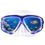 OPAMOO Lunettes de Plongée, Lunettes de Natation avec Réglables, Lunettes de plongée pour Adultes, Vision à 180 Degrés View avec