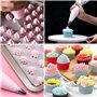 Heatigo Lot de 100 poches à douille jetables Pastry Bag pour décorer des gâteaux ou des tartes.