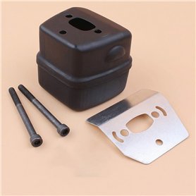 TF Silencieux d’échappement Kit de boulons d’étanchéité Fit Husqvarna 36 41 136 137 141 142 Tronçonneuse Partie Silent Block