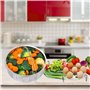 YANJINGHE Rack De Paniers à Vapeur, Panier Vapeur à Légumes, Ensemble Supports Vapeur, Support pour Cuiseur à Vapeur, Support po