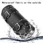 DUOHERESHUI Sacoche De Selle De Moto, Sac à Outils De Moto, Universelle Sacoches Cavalières pour Moto Cuir, avec 2 Sangles De Mo