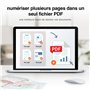 Plustek OS1180 Scanner à plat pour graphiques et documents au format A3 - Conception adaptée aux bibliothèques, écoles ou petits