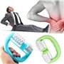 Lot de 2 rouleaux de massage avec poignée en forme de D, rouleau anti-cellulite, anti-cellulite et anti-problèmes de peau pour a