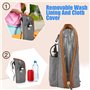 Zerodis Chauffe-Lait Maternel Electrique Sac Housse Chauffe-Lait Portable Chauffe Biberon de Voyage USB pour Repas de Bébé