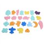 39 Pièces Kits de Peinture Pinceaux Éponge DIY Rouleau Peinture Enfant Loisir Créatif Kit D'apprentissage Dessin Jouet Cadeau An