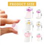 Separateur Orteil Vernis Silicone Souple en Forme de Fleur et De Cœur