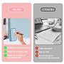 Tableau To Do List Réutilisable et Amovible pour Organisation Familiale Tableau de Routine Enfant Semainier Enfant Outil Pratiqu
