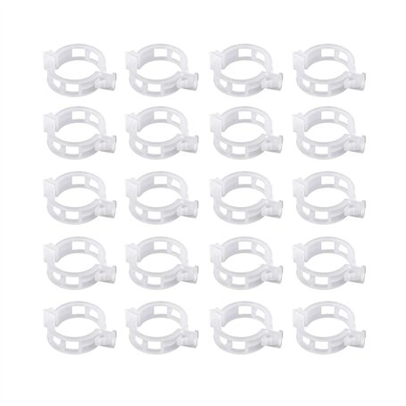 Hazrcvr Support pour Plantes 200 Pièces Jardin Plantes Clips Tuteur Tomate Accroche Tomates Clips de Support de Plantes ​Clip Vi
