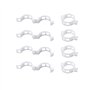 Hazrcvr Support pour Plantes 200 Pièces Jardin Plantes Clips Tuteur Tomate Accroche Tomates Clips de Support de Plantes ​Clip Vi