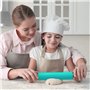 Rouleau à pâtisserie,rouleau à pâtisserie en silicone,antiadhésif en acier inoxydable avec poignées,Tapis de Cuisson pour fondan