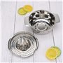 Presse Agrumes Manuel Citron Professionnel Inox Chaux Orange Juicer Couvercle en Acier Inoxydable Rotation Presse-Agrumes Tasse
