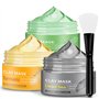 3 Pièces Masque d'Argile