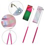 4pcs Rubans de Danse, 2m Gymnastique Rubans de Danse Rythmique Bâton Virevoltant pour Les Spectacles, Ruban Gymnastique Enfant A