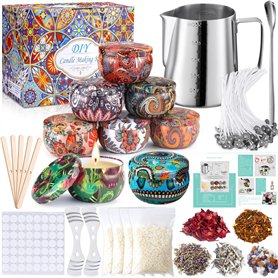 MUOIVG Kit de Fabrication de Bougies de Cire Bricolage