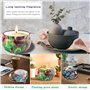 MUOIVG Kit de Fabrication de Bougies de Cire Bricolage, DIY Kit Bougies Parfumées,50 mèches de Bougie,1 Pot de Fabrication,8 boî