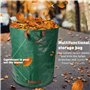 MOOING Sacs de Jardin 3x300L,Sac de Déchets de Jardin en polypropylène extrêmement robuste (PP),Pliables et réutilisables,étanch