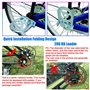 auvstar Coussin de Siège Arrière de Vélo avec Dossier,PU Transport à Vélo Coussin de Siège,Universel Siège de Sécurité Vélo Enfa