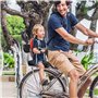 auvstar Coussin de Siège Arrière de Vélo avec Dossier,PU Transport à Vélo Coussin de Siège,Universel Siège de Sécurité Vélo Enfa