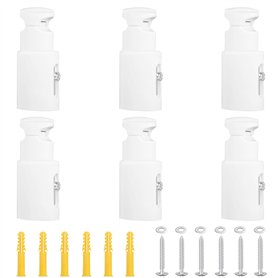 6 Pièces Fixation Seche Serviette Fixation Radiateur Fonte Support Radiateur Distance Réglable Support Radiateur Convient aux Ra