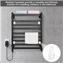 6 Pièces Fixation Seche Serviette Fixation Radiateur Fonte Support Radiateur Distance Réglable Support Radiateur Convient aux Ra
