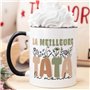 Mug Cadeau Tata - Tata d'amour pour toujours - Imprimé en France- Tasse Tante - Annonce Naissance - Grossesse - Annonce Future T