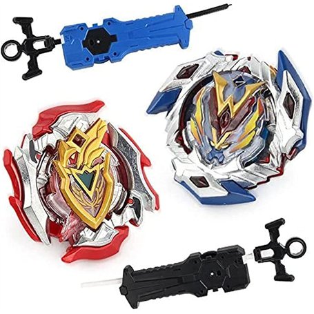 OBEST Battling Tops 2 Gyros avec 2 Lanceurs Jouet pour Enfants