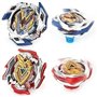 OBEST Battling Tops 2 Gyros avec 2 Lanceurs Jouet pour Enfants, Toupie de Combat Burst Turbo Spinning Tops pour Enfants, Cadeau 
