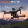 drone pliable RC sans balais avec tour de tir