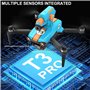 OBEST Drone avec caméra réglable 1080p, drone pliable RC sans balais avec tour de tir, quadricoptère FPV WIFI, positionnement du