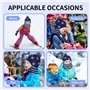 GUTERTOP Cagoule d'hiver pour enfant sous le casque - Cagoule en peluche - Pour enfants à partir de 4 ans - En laine polaire - B