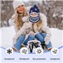 GUTERTOP Cagoule d'hiver pour enfant sous le casque - Cagoule en peluche - Pour enfants à partir de 4 ans - En laine polaire - B