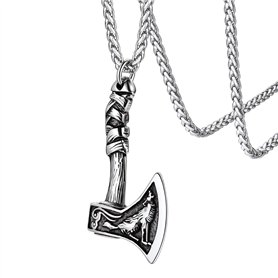 Manqyi Collier Hache Viking