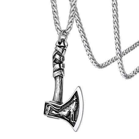 Manqyi Collier Hache Viking