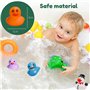 Edmirfun Canard Calendrier De L'Avent 2024, Calendrier De l'Avent Bebe Avec 24 Jouets De Bain En Canard En Caoutchouc, Décoratio