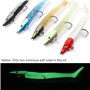 Croch 10 Pièces Leurre Souple de Pêche avec T-Tail Articles de Pêche en Silicone 11CM/18.5g