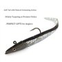 Croch 10 Pièces Leurre Souple de Pêche avec T-Tail Articles de Pêche en Silicone 11CM/18.5g