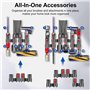 Lot de 2 Supports de Rangement pour aspirateurs Dyson V7 V8 V10 V11 V15 Outsize sans Fil pour aspirateur Balai sans Fil, Station