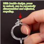NAROSEBE 300 Pcs Clips de Support pour Plantes, Attache Plante Tuteur Φ 27mm, Clips de Fixation pour Tomates, Clips de Vigne en 