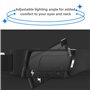 Fay Bless Lampe Frontale LED avec Capteur Rechargeable USB C Et Angle Ajustable (Black)