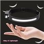 Fay Bless Lampe Frontale LED avec Capteur Rechargeable USB C Et Angle Ajustable (Black)