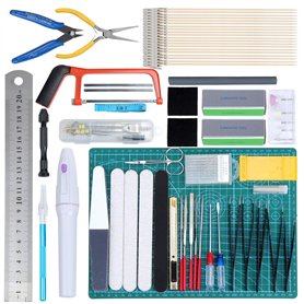 WiMas 64 Pièces Modeler Basic Tools Kit