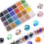 LABOTA 1200Pièces 6mm Perle en cristal